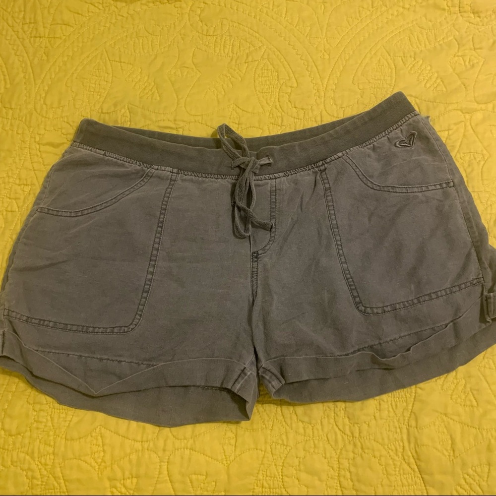 Roxy Vintage 2010s Gray Lightweight Shorts